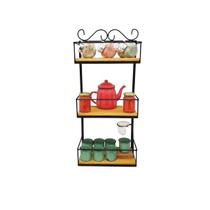 Prateleira Suporte de Temperos Porta Condimento 3 Andares