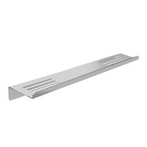 Prateleira Suporte Duplo Para Banheiro Grega Aço Inox 40cm