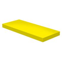 Prateleira Suporte Embutido 60x25x4cm Amarela Conceito Prateleira Suporte Embutido 60x25x4cm Amarela Conceito