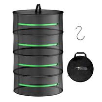 Prateleira suspensa de malha herbácea iPower de 4 camadas de 60 cm com zíper Prateleira suspensa de malha herbácea iPower de 4 camadas de 60 cm com zíper