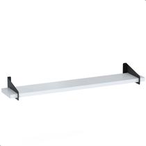 Prateleira Suspensa Estilo Industrial De Madeira 50cm FS PB