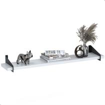 Prateleira Suspensa Estilo Industrial De Madeira 60cm UN PB