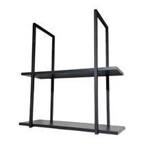 Prateleira Suspensa Estilo Industrial Nicho Cozinha Aurora - ÉdeCasaMóveis