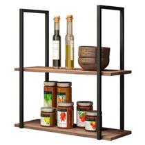 Prateleira Suspensa Industrial Aurora Demolição Preto Prateleira Suspensa Industrial Aurora Demolição Preto