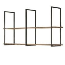 Prateleira Suspensa Industrial Aurora Plus Demolição Preto Prateleira Suspensa Industrial Aurora Plus Demolição Preto