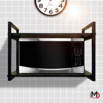 Prateleira Suspensa Industrial Para Micro-ondas Preto Prateleira Suspensa Industrial Para Micro-ondas Preto