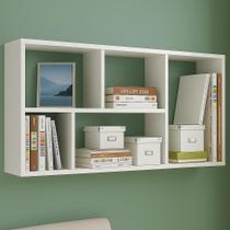 Prateleira suspenso decorativa de Parede mdf 60x90x15cm Sala Organizador de Livros Sala Quarto Escritorio Sinanue Prateleira suspenso decorativa de Parede mdf 60x90x15cm Sala Organizador de Livros Sala Quarto Escritorio Sinanue