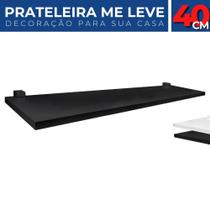 Prateleira Tábua Lisa 15x40cm MDF c/ Suporte Resistente Leve