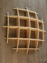 Prateleira tipo esfera 63cm MDF 6mm Cru Prateleira tipo esfera 63cm MDF 6mm Cru
