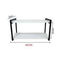 Prateleiras BRANCA - 40CM nicho estilo industrial. Prateleiras BRANCA - 40CM nicho estilo industrial.