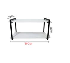Prateleiras BRANCA 60CM nicho estilo industrial. Prateleiras BRANCA 60CM nicho estilo industrial.