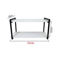 Prateleiras BRANCA - 68CM nicho estilo industrial Prateleiras BRANCA - 68CM nicho estilo industrial