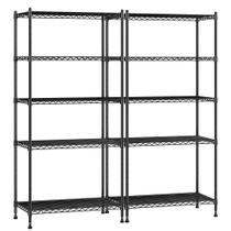 Prateleiras de armazenamento Romorgniz Adjustable Metal 5 Tier 1010LBS