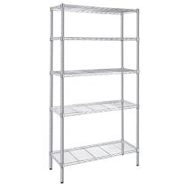 Prateleiras de armazenamento Simple Deluxe de 5 camadas 35,83x13,98x71,7 cm