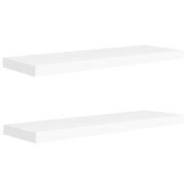 Prateleiras de parede VidaXL Floating White 80x23,5x4cm 2 peças