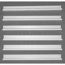 Prateleiras kit 6 porta esmaltes na cor branco 50cm x 6,5cm Prateleiras kit 6 porta esmaltes na cor branco 50cm x 6,5cm