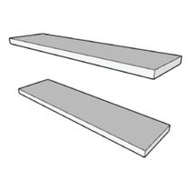 Prateleiras Kit Com 3 Peças 60x15 (cm) Em Mdf Branco 15mm