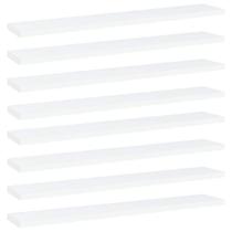 Prateleiras para Estante vidaXL 8 pcs Madeira Compensada Branca 60x10x1,5 cm Prateleiras para Estante vidaXL 8 pcs Madeira Compensada Branca 60x10x1,5 cm