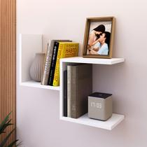 Prateleiras para Livros Madeira Nicho Livreiro Multiuso Organizadora Parede