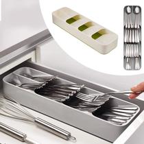 prático cozinha talheres bandeja de armazenamento titular da faca de plástico utensílios de cozinha organizador colher
