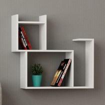 Pratileira nicho gatinho decorativo mdf 90x90x18cm elegante