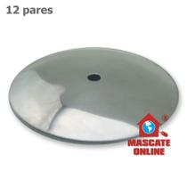 Pratinela proficional izzo para pandeiro inox 231 12 pares