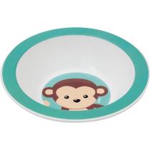 Pratinho Bebê Papinha 350ml Bowl Animal Fun Macaco Buba