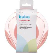 Pratinho bowl com ventosa rosa buba