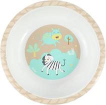 Pratinho Bowl Infantil Safari Tigela Bebê Criança BLW Clingo