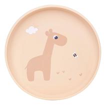 Pratinho Buba Em Silicone Com Ventosa Cloudy Bege