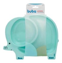 pratinho com divisórias Buba elefante azul