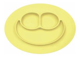 Pratinho de Silicone com Divisórias Amarelo Turminha Guará