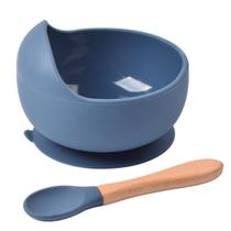 Pratinho De Silicone Com Ventosa E Colher Treinamento Bebê Pratinho De Silicone Com Ventosa E Colher Treinamento Bebê