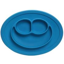 Pratinho De Silicone Papinha Bebe Azul - Turma Do Guara 1005 Pratinho De Silicone Papinha Bebe Azul - Turma Do Guara 1005