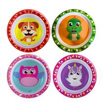 Pratinho Fundo Infantil Dinossauro Papinha Antivazamento - zein Pratinho Fundo Infantil Dinossauro Papinha Antivazamento - zein