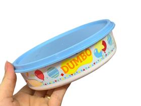 Pratinho infantil dumbo azul da tupperware
