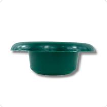 Pratinho Redondo Verde Base Holandesa P Espuma Floral De Plástico 22cm