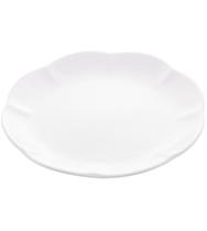 Prato 26,5cm Raso De Porcelana Wave Branco