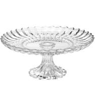 Prato 30cm Por 13cm Para Bolo com Pé Geneva Cristal Ecológico Wolff