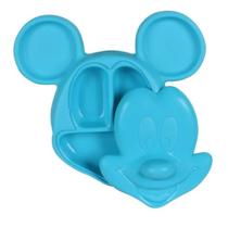 Prato 3d disney infantil e 3 divisorias tampa mickey minnie