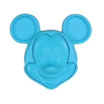 Prato 3D Mickey Infantil com Tampa Para Bebês e Porta-Copos Baby Go - 01269
