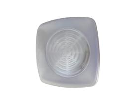 Prato acrílico quadrado transparente resistente 15cm- 250un