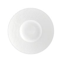 Prato Apresentação Relevo Dunas Branco Germer Porcelanas