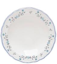 Prato Avulso 21cm Fundo Florescer Azul Cerâmica Prato Avulso 21cm Fundo Florescer Azul Cerâmica
