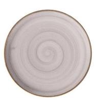 Prato Avulso 21cm Sobremesa Cerâmica Corona Caoba Cinza