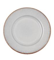 Prato Avulso Sobremesa 20,5cm De Cerâmica Linear Cinza Prato Avulso Sobremesa 20,5cm De Cerâmica Linear Cinza