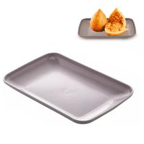 Prato Bandeja Retangular Fibra de Bambu Servir Petiscos