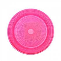 Prato Biodegradável Trik Trik Rosa 15cm - Pacote com 10 Unidades Prato Biodegradável Trik Trik Rosa 15cm - Pacote com 10 Unidades