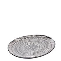 Prato Boho 26.5x2.5x25.5Cm Cerâmica Prato Boho 26.5x2.5x25.5Cm Cerâmica