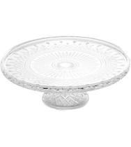 Prato Bolo 32cm 10,5cm Lys Com Pé Em Cristal Ecológico Wolff